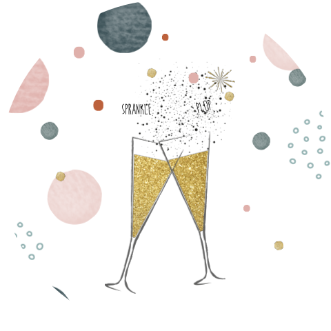 Sluitzegel champagne proost