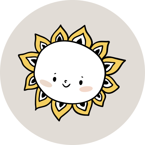 Sluitzegel met zon