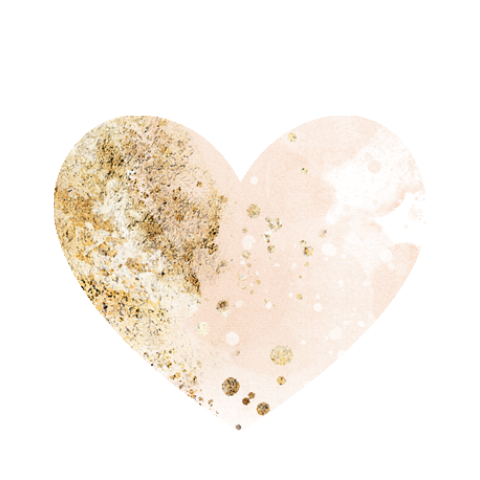 Sluitzegel hart goudlook roze