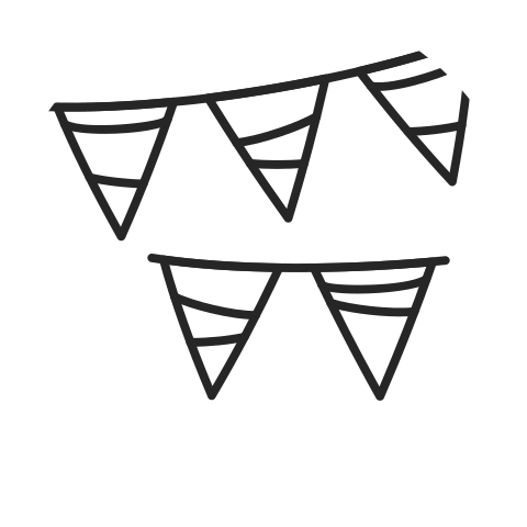 Sluitzegel vlaggetjes