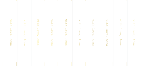 DIY labeltje voor geboortekaartje unisex met goudfolie letters