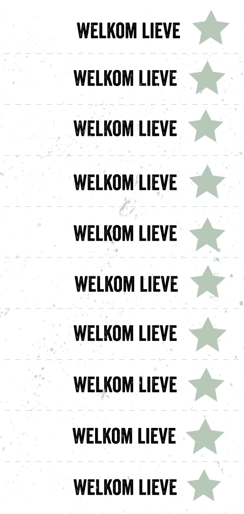 Stoer urban DIY labeltje met ster zelf maken