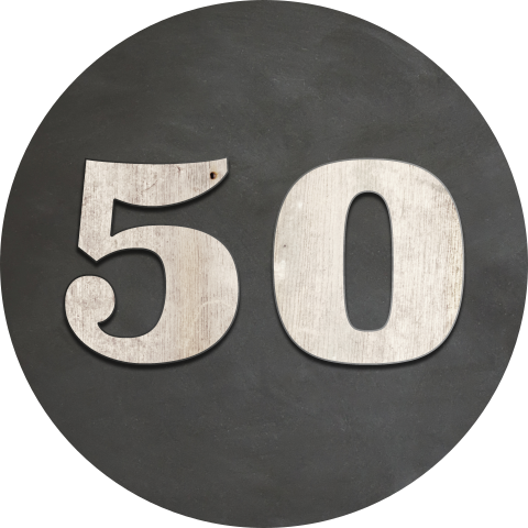 Sluitzegel 50 hout en krijtbord