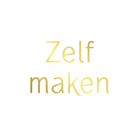 Sluitsticker met goudfolie