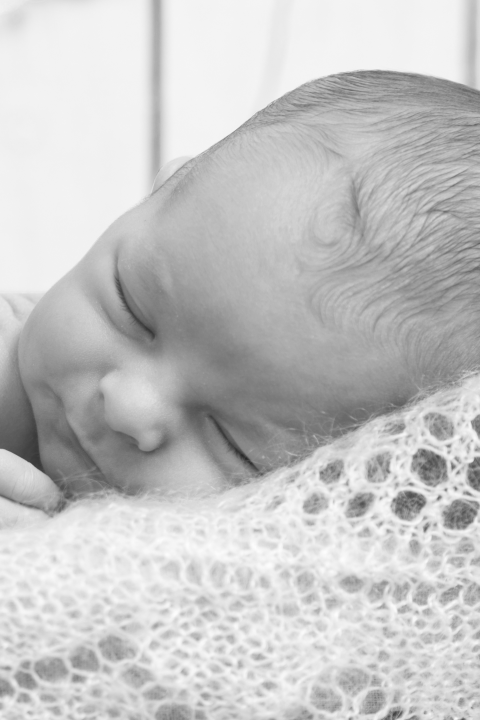 DIY foto labeltje 5x8 cm geboortekaartje zelf maken