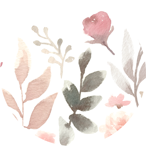 Sluitzegel bloemen roze