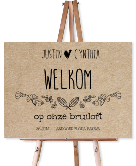 Hippe liggende kraft look grafisch zelf maken