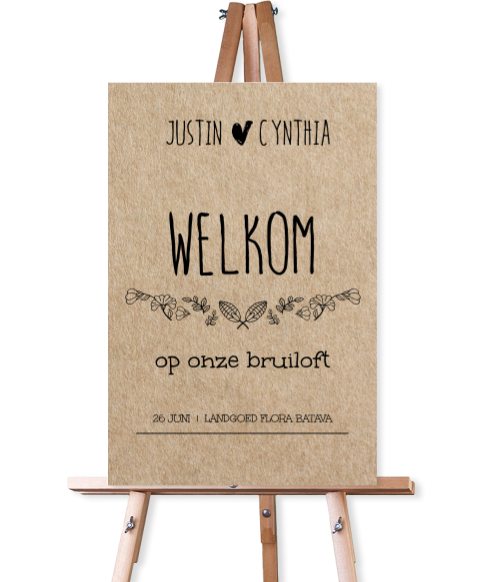 Hippe staande kraft look grafisch zelf maken