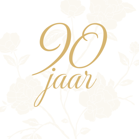Uitnodiging vrouw verjaardag 90 jaar