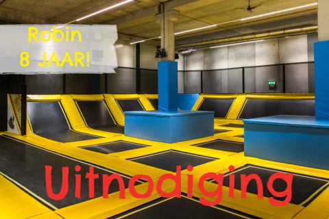 Uitnodiging jumpfeestje om te gaan jumpen