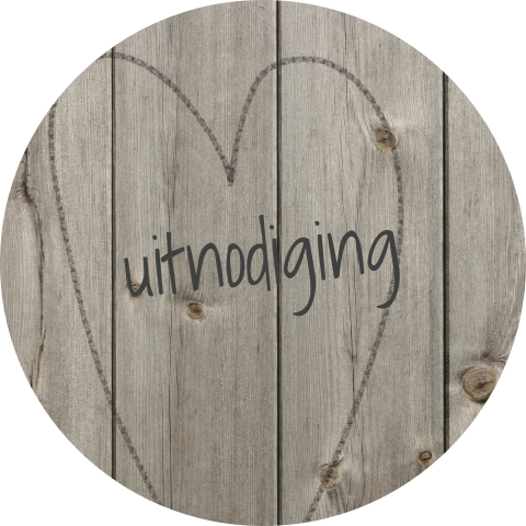 Sluitsticker envelop uitnodiging