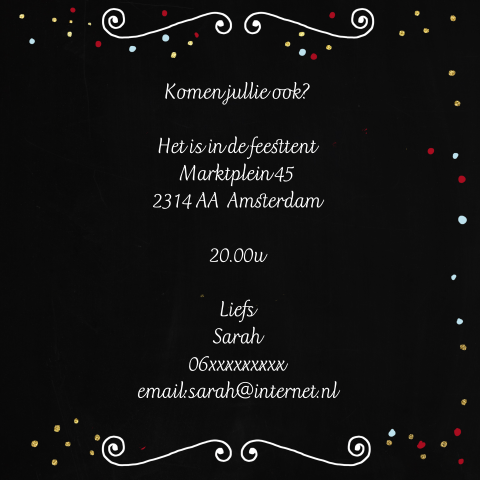 Kaart binnenkant