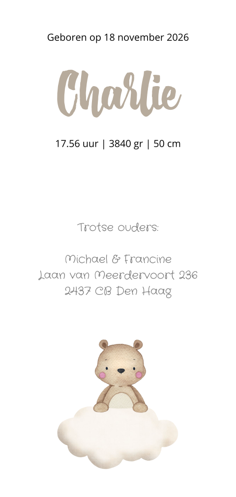 Kaart binnenkant
