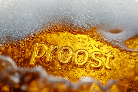 Verjaardagskaart voor een man PROOST bier