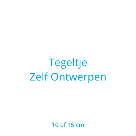 Keramieke tegel zelf ontwerpen