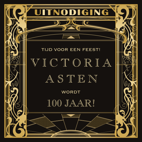 Great Gatsby uitnodiging 100e verjaardag