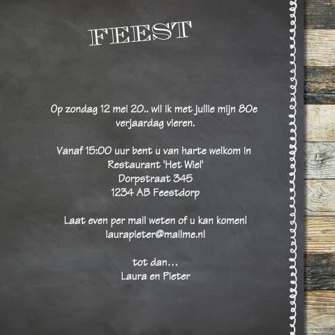 Kaart binnenkant