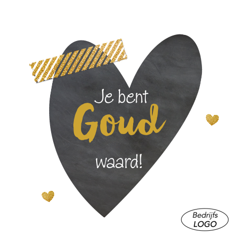 Bedankt voor je inzet personeel bedankje kaartje