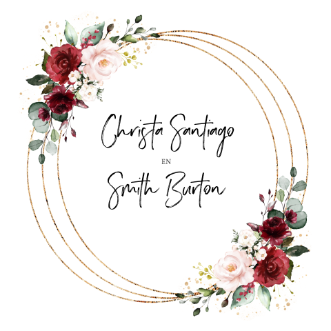 Uitnodiging voor een bruiloft huwelijk met rode bloemen