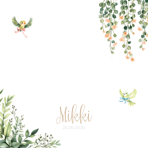 Geboortekaartje unisex luiaard met teddybeer met rond gat