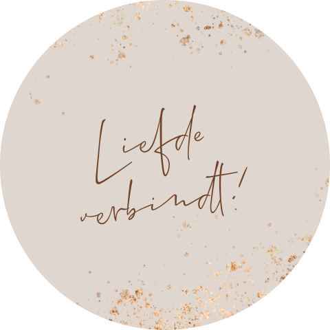 Sluitsticker trouwen liefde verbindt 