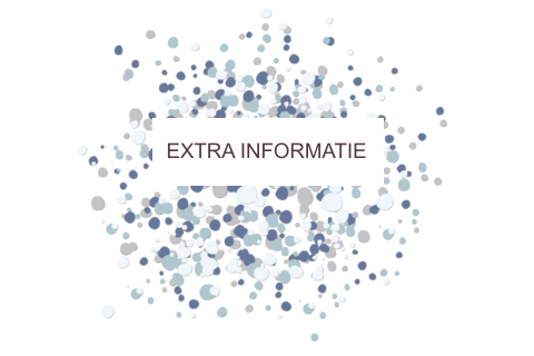 Informatiekaart met pastel blauw en grijze confetti