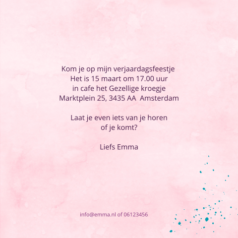 Kaart binnenkant