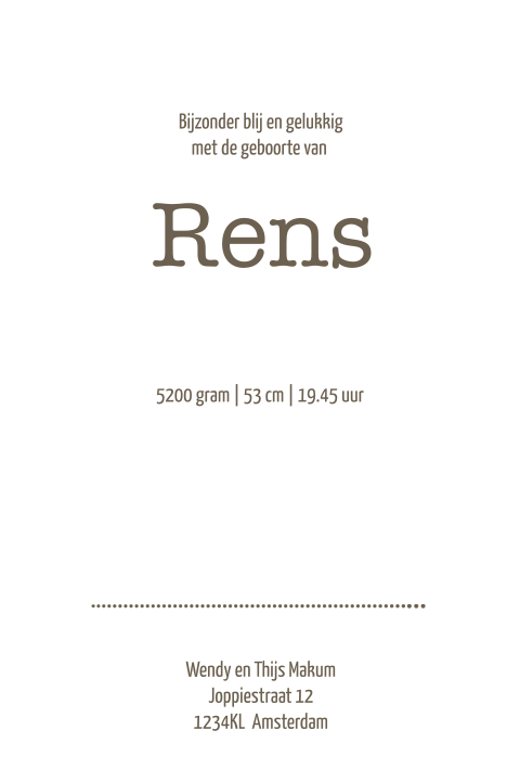 Kaart binnenkant