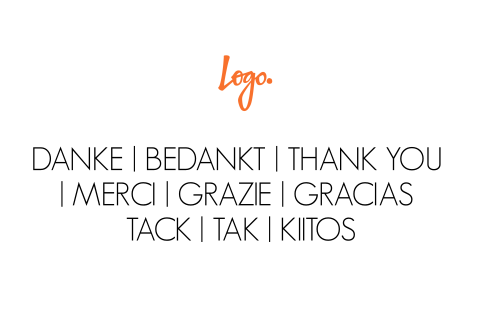 Bedankt voor je bestelling kaartje teksten