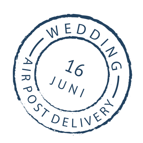 Sticker air post stijl