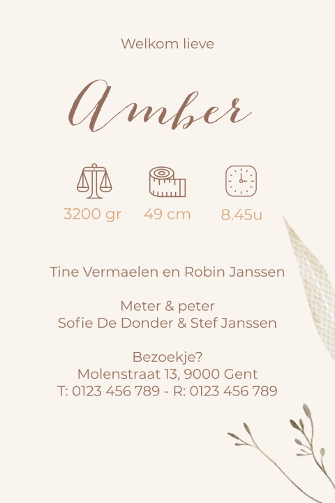 Kaart binnenkant