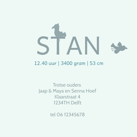Kaart binnenkant