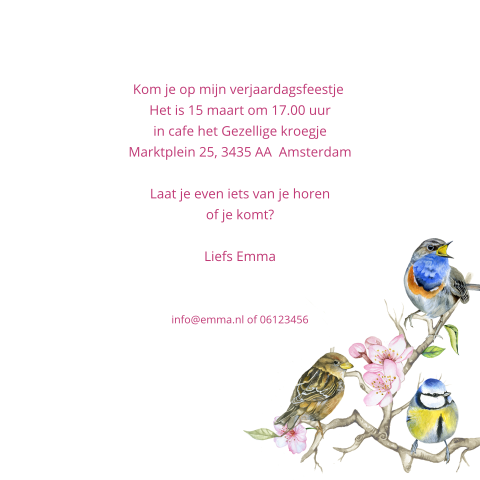 Kaart binnenkant