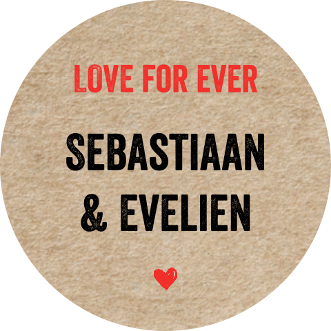 Sluitzegel met kraft