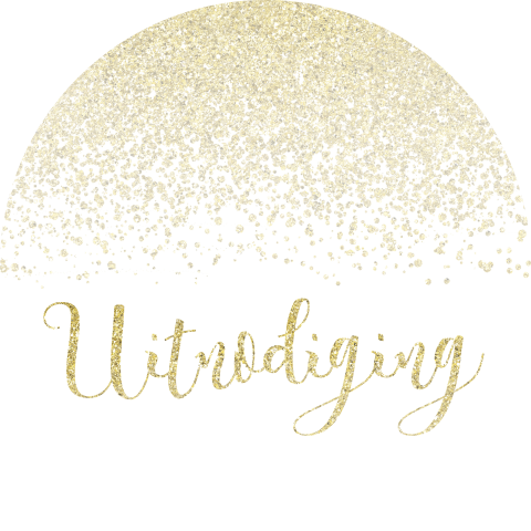 Mooie sluitsticker voor een uitnodiging