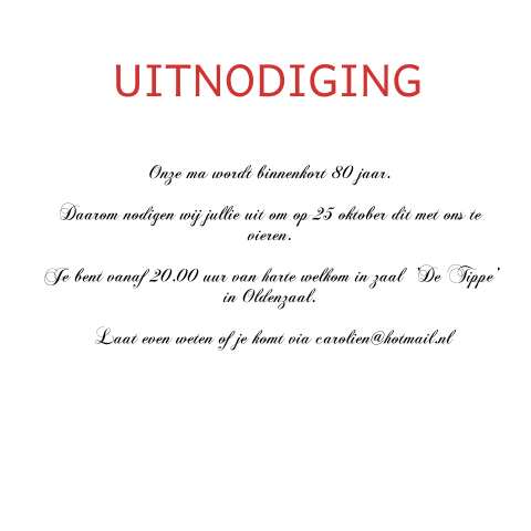 Kaart binnenkant