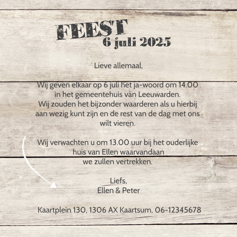 Kaart binnenkant