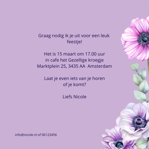 Kaart binnenkant