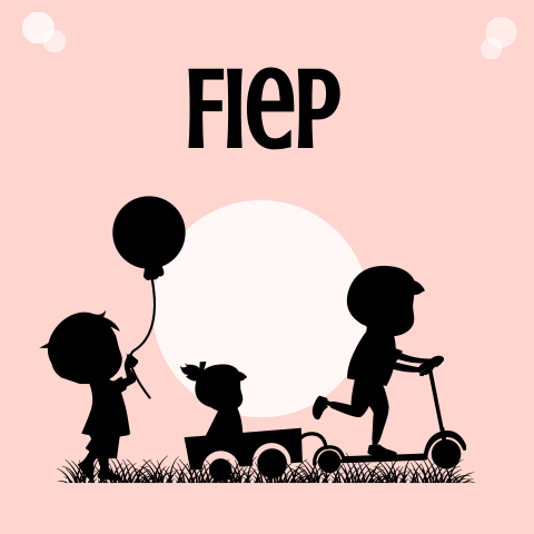 Geboortekaartje derde kindje meisje step grote broer met zusje