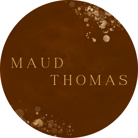 Sluitsticker bruin oranje