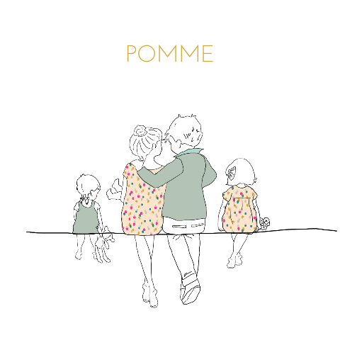 Geboortekaartje 3e kindje meisje met twee zussen