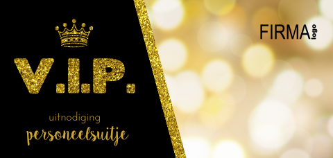 VIP uitnodiging personeelsuitje