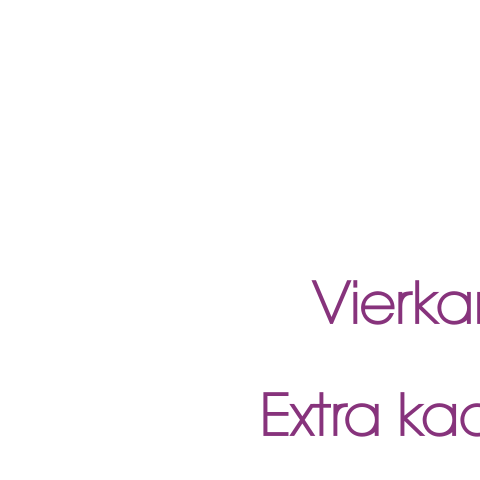 Vierkant extra kaartje ontwerpen