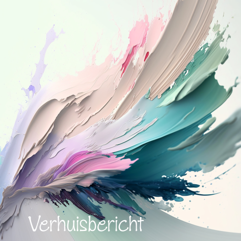 Verhuisbericht pastel verf