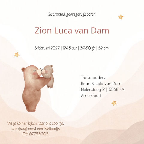 Kaart binnenkant
