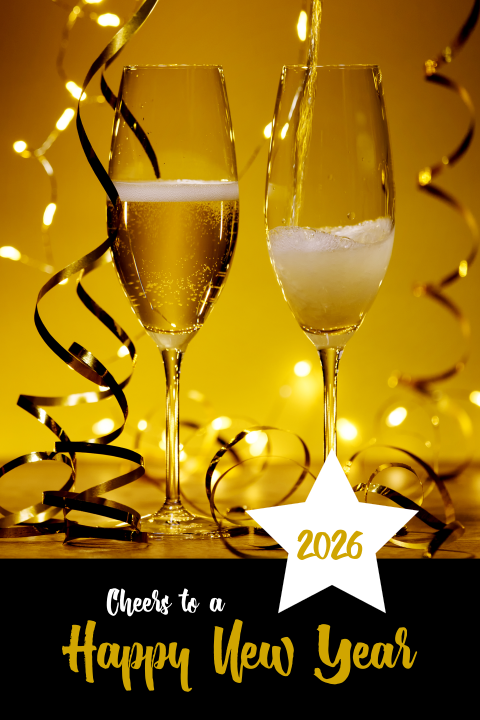 Champagne - Cheers to a Happy New Year