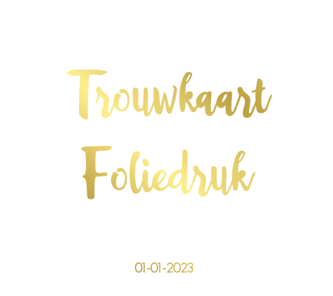 Vierkant foliekaart belgisch zelf ontwerpen