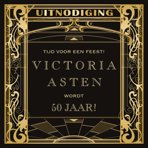 Great Gatsby uitnodiging 50e verjaardag