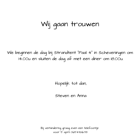 Kaart binnenkant