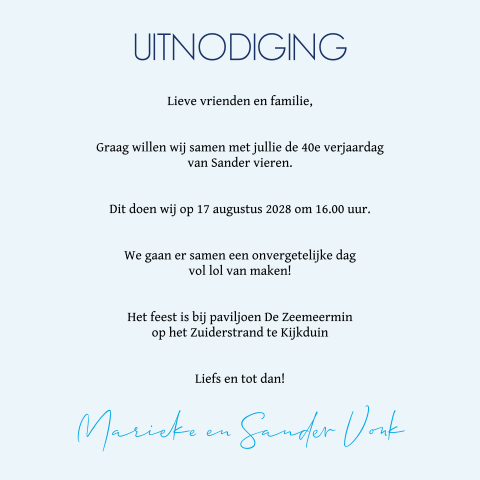 Kaart binnenkant